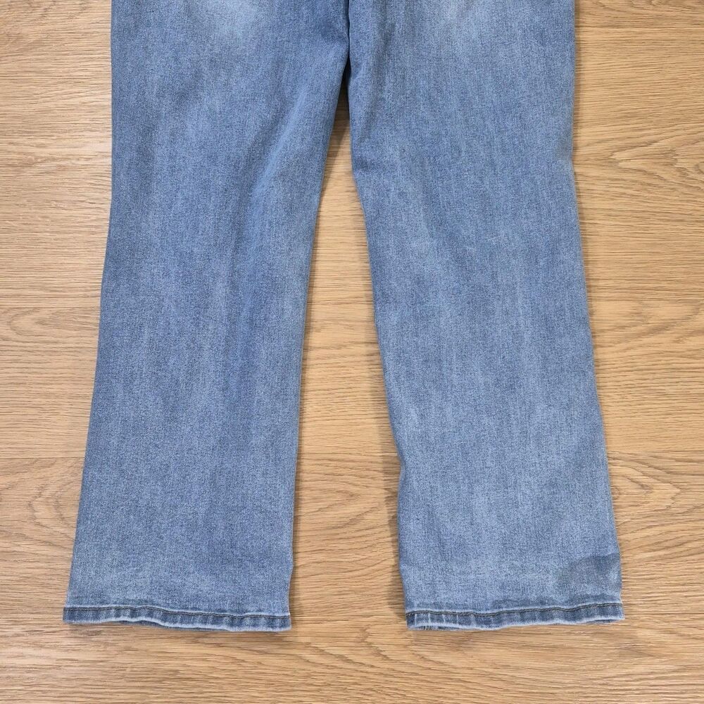 Curve Appeal Jeans 14/32 Womens Mid-Rise Relaxed Fit Blue Denim Pants 32x28 - Picture 9 of 11
